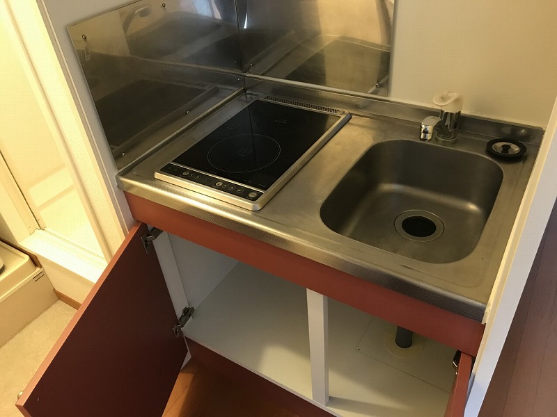 レオパレスレイフェアリー シングルレバー設置