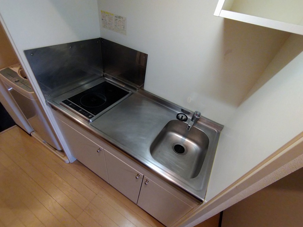 レオネクストシャトーブランカ シングルレバー設置　シンク広めです♪