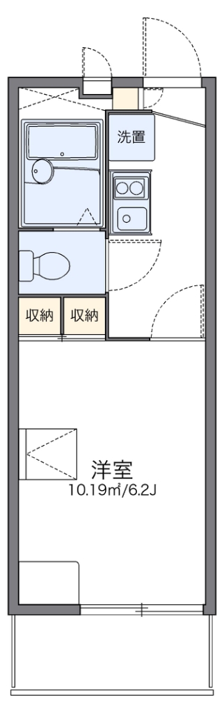 レオパレスノーブルコート久地 間取り