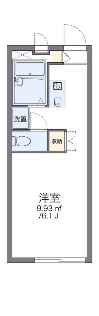 レオパレスＫ　Ｔ 間取り
