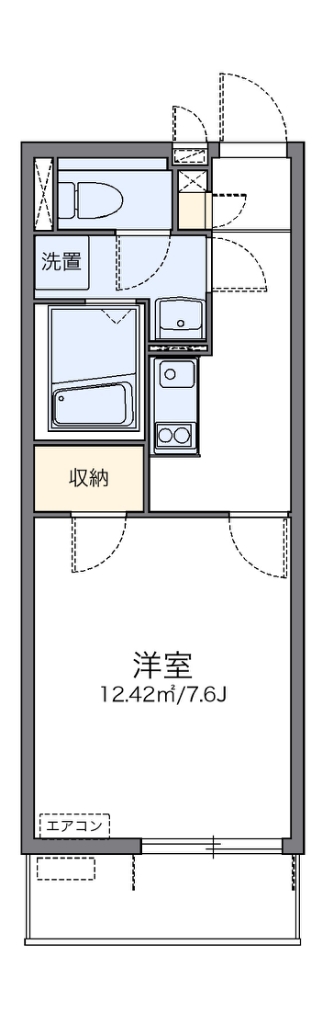 レオネクストアドバンス殿町 代表的な間取のため実際の間取とは異なる場合があります
