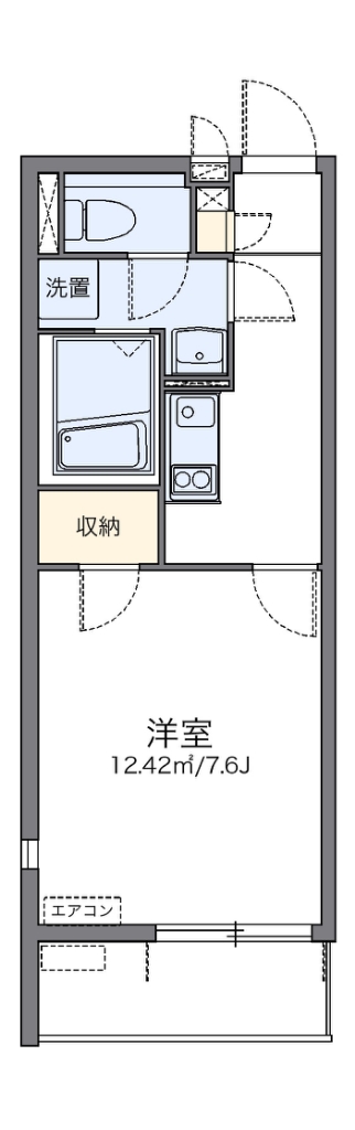 レオネクストアドバンス殿町 代表的な間取のため実際の間取とは異なる場合があります