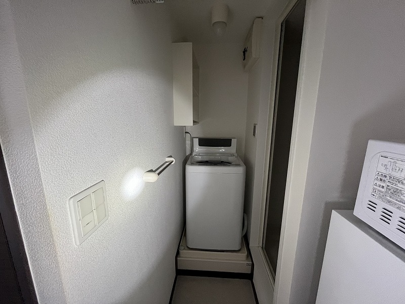 レオパレスホワイトヒルズⅡ 洗濯機置場（一部備品設置無し部屋あり）