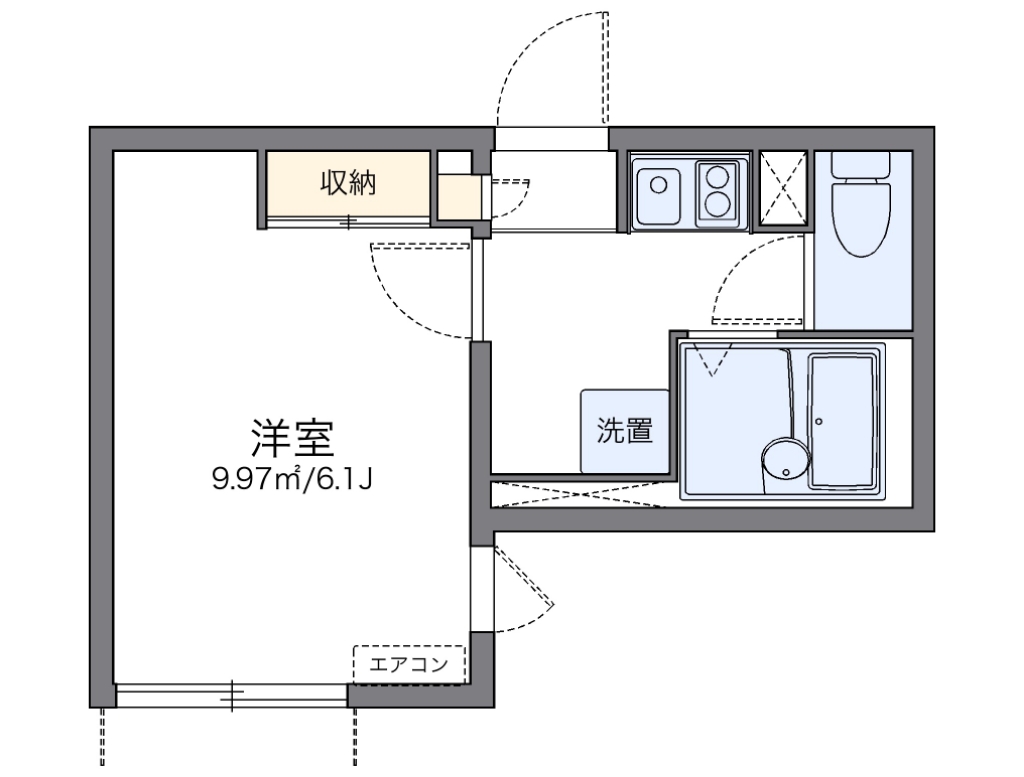 レオネクスト川端Ⅲ 代表的な間取のため実際の間取とは異なる場合があります
