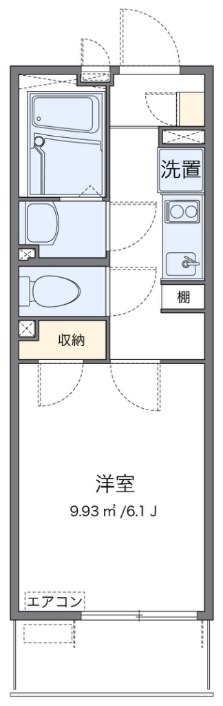 レオネクストアドバンス殿町Ⅱ 代表的な間取のため実際の間取とは異なる場合があります