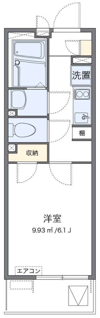 レオネクストシャトーブランカ 代表的な間取のため実際の間取とは異なる場合があります