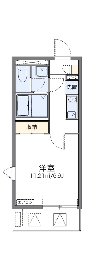 レオネクスト藤仁　並木 代表的な間取のため実際の間取とは異なる場合があります