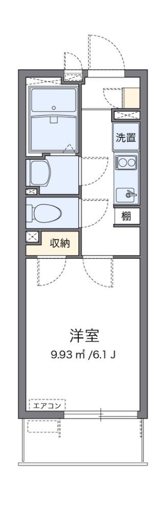 クレイノリヴェール西寺尾 代表的な間取のため実際の間取とは異なる場合があります