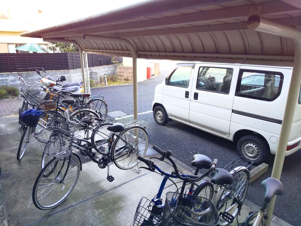 レオパレスＭＫアパートメント 駐輪場