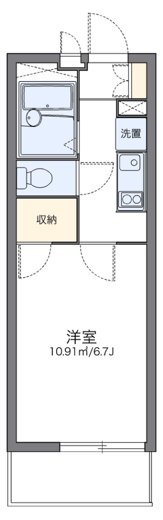 レオパレスゼルコヴァ 間取り