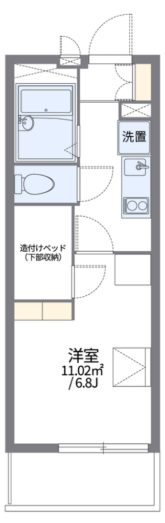 レオパレスサニーハイツ 間取り