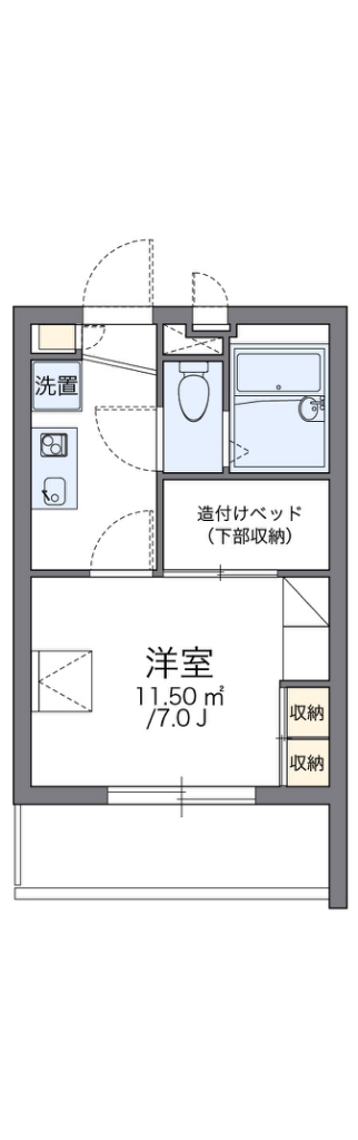 レオパレスグランドゥールⅡ 間取り
