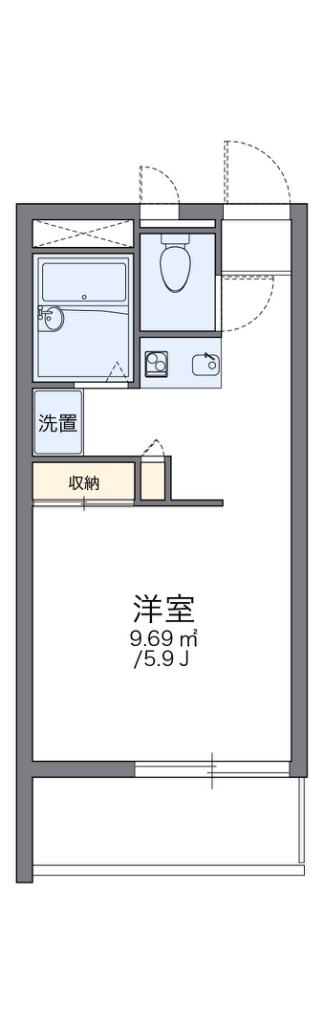 レオパレスアベイユ 間取り