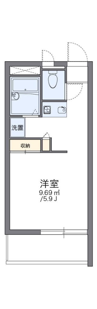 レオパレスアベイユ 間取り