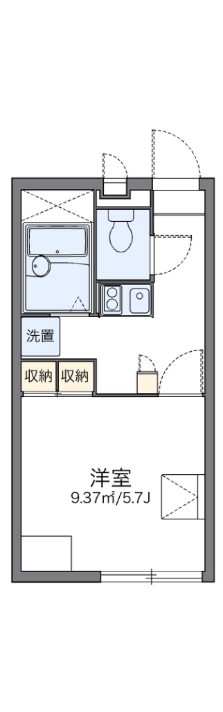 レオパレスイーグルⅡ 間取り