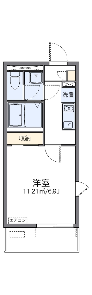 レオネクスト藤仁　並木 代表的な間取のため実際の間取とは異なる場合があります