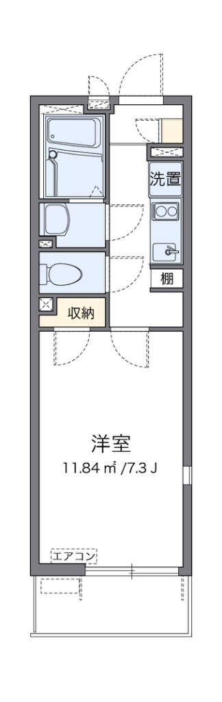 レオネクスト寿 代表的な間取のため実際の間取とは異なる場合があります