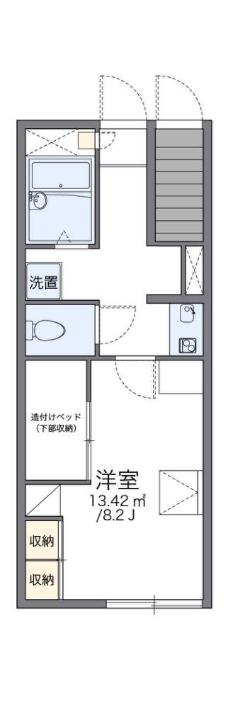 レオパレスＣＯＭＦＯＲＴ 間取り