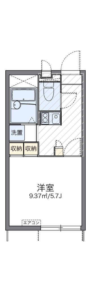 レオパレスマイルド桜町 間取り