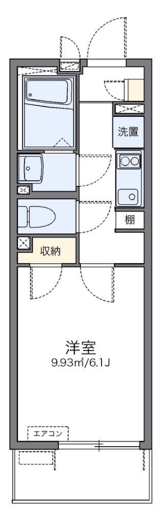 レオネクストシーエスハイムⅢ 代表的な間取のため実際の間取とは異なる場合があります