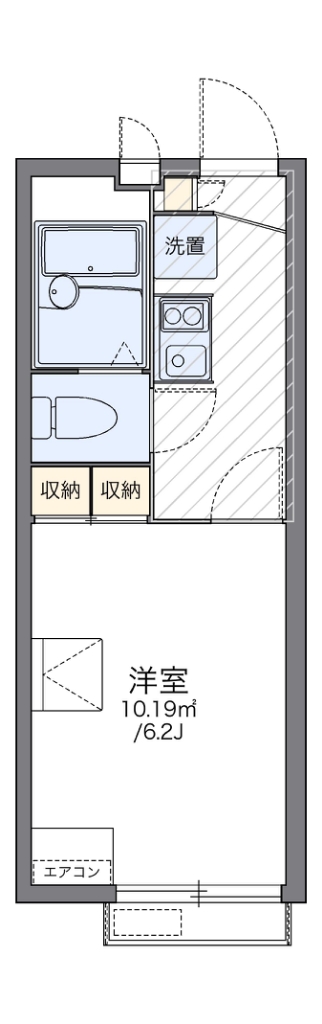 レオパレスＥａｒｌｙＰｌａｎｔ 間取り