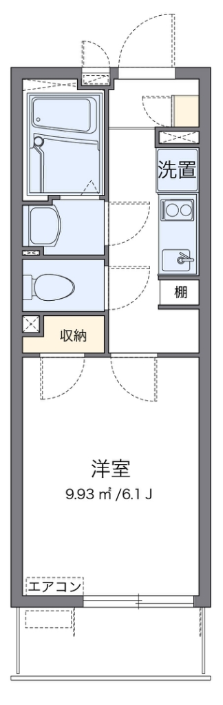 クレイノアドバンス川崎 代表的な間取のため実際の間取とは異なる場合があります