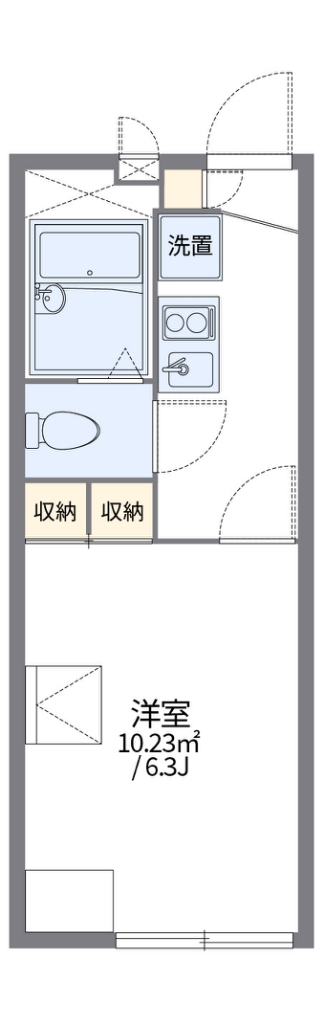 レオパレスメゾンリベルテ 間取り