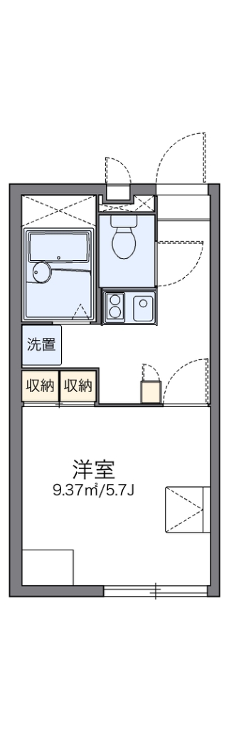 レオパレスエルミタージュ 間取り