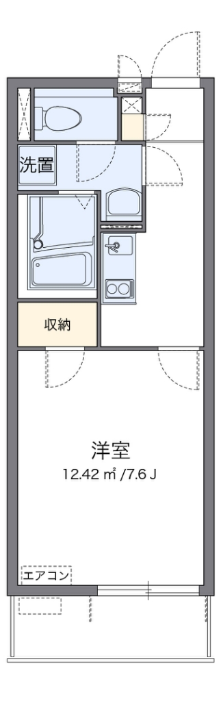 クレイノエグランティ 代表的な間取のため実際の間取とは異なる場合があります
