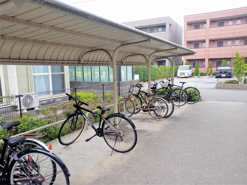 レオパレスアルシオネ 駐輪場完備