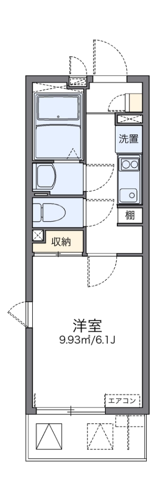 レオネクストＴＡＫＡＲＡＤＡⅡ 代表的な間取のため実際の間取とは異なる場合があります