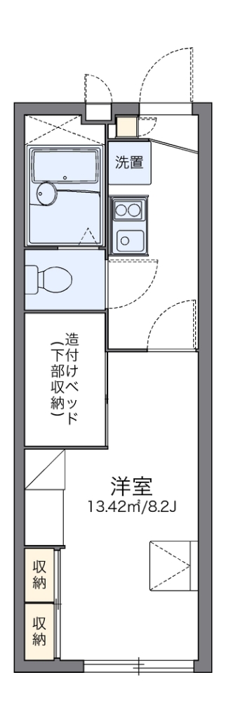 レオパレスエーデルワイス 間取り