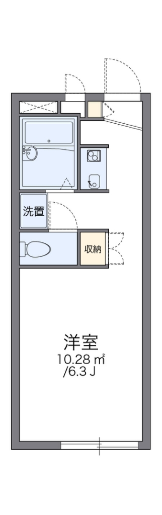 レオパレストウィンクル上星川 間取り