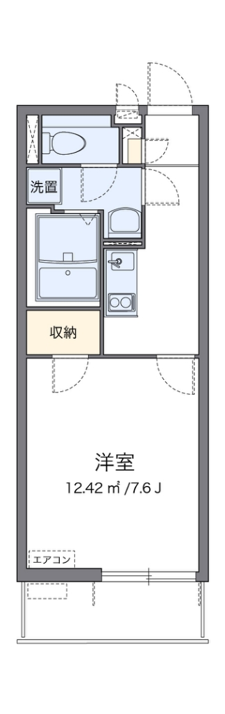 クレイノコモドラウム 代表的な間取のため実際の間取とは異なる場合があります