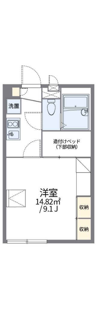 レオパレス江川 間取り