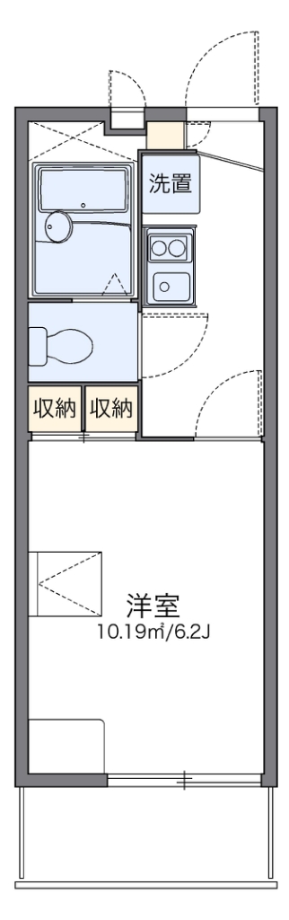 レオパレスやたみ 間取り