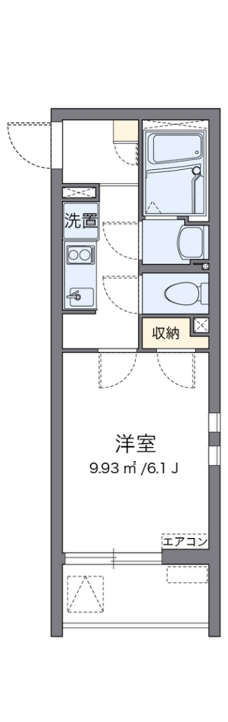 クレイノアンジュ 代表的な間取のため実際の間取とは異なる場合があります
