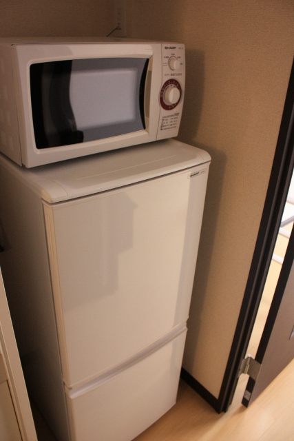 レオネクストグランデーム越谷 冷蔵庫、電子レンジ。未完成につきイメージ画像になります。