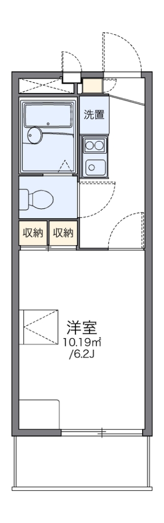 レオパレスハッピーロイヤル 間取り
