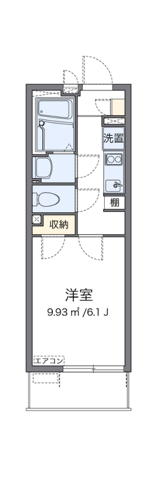 クレイノスペランツァⅠ号館 代表的な間取のため実際の間取とは異なる場合があります