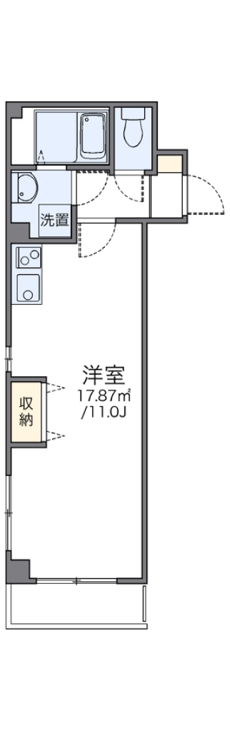 レオパレスエクセルハイツ高島平 代表的な間取のため実際の間取とは異なる場合があります