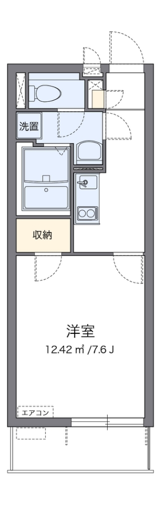 クレイノＳＯＮＯ 代表的な間取のため実際の間取とは異なる場合があります