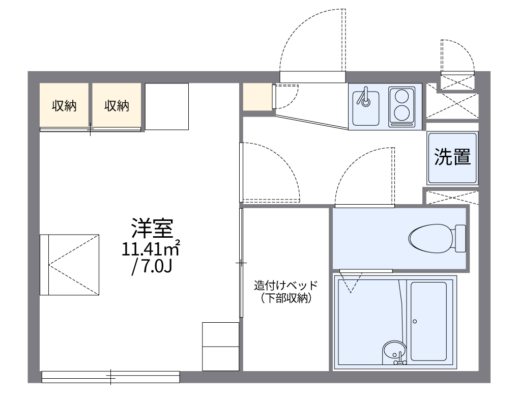 レオパレスＭＡＲＣＨⅡ 間取り