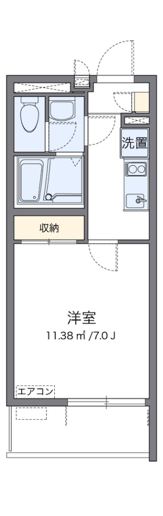 クレイノアクアラグーン 代表的な間取のため実際の間取とは異なる場合があります