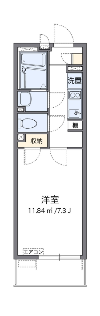 レオネクスト寿 代表的な間取のため実際の間取とは異なる場合があります