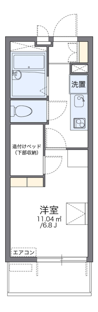 レオパレス雅 間取り