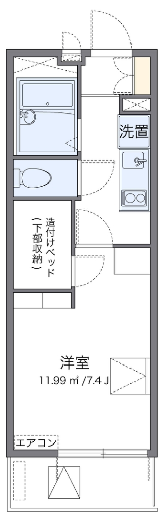 レオパレスエクセラン 間取り