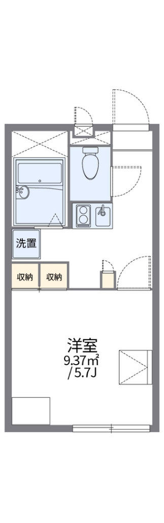 レオパレスキャピタル平松 間取り