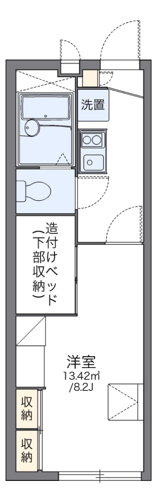 レオパレスプリマヴェーラ 間取り