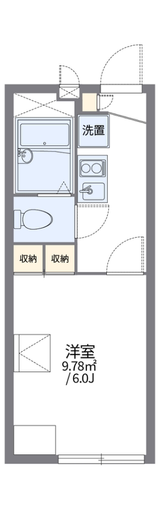レオパレススリジエ３ 間取り